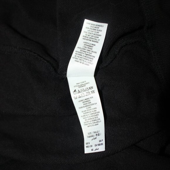 Juicy Couture  set of Hoodie zip shorts black gold  cotton blend size small - Picture 6 of 9